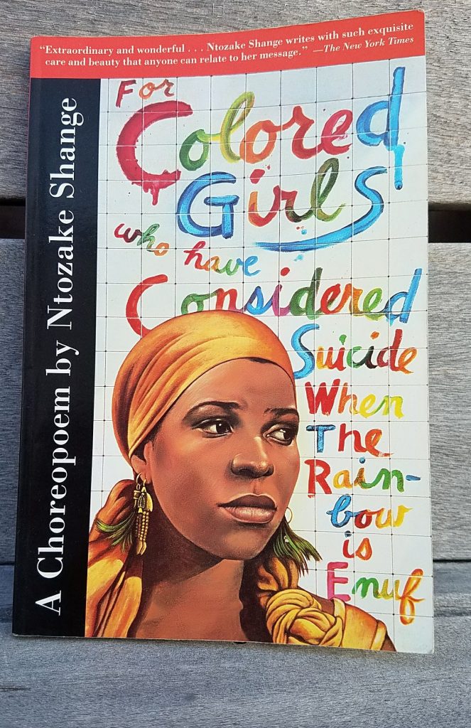 For Colored Girls Book Cover by Ntozake Shange