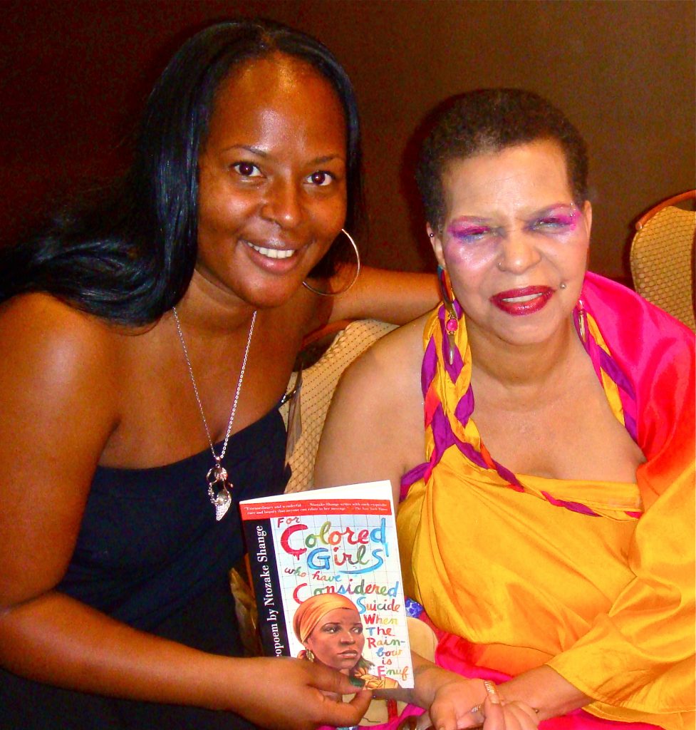 Paula T. Renfroe with Ntozake Shange