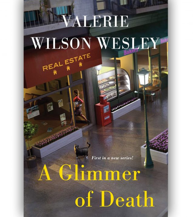 A Glimmer Of Death By Valerie Wilson Wesley Book Cover